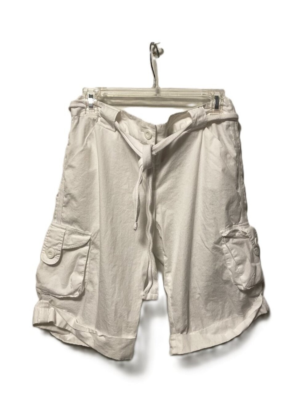 Junior's Copper Key White Cargo Shorts Size 13 NWOT